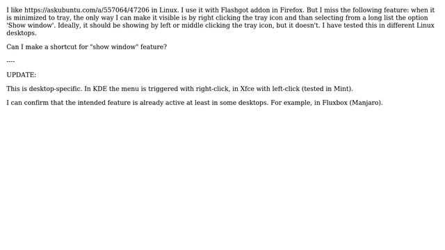 Unix & Linux: Show uGet downloader window with click on tray-icon or shortcut смотреть онлайн