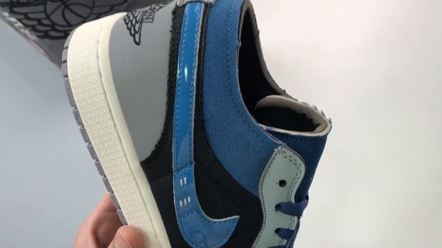 Air Jordan 1 Low SE Craft Obsidian DR8867-400 смотреть онлайн