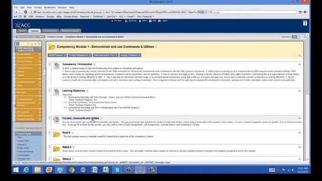 ITSC 1307 Unix OS1 - Course Introduction смотреть онлайн