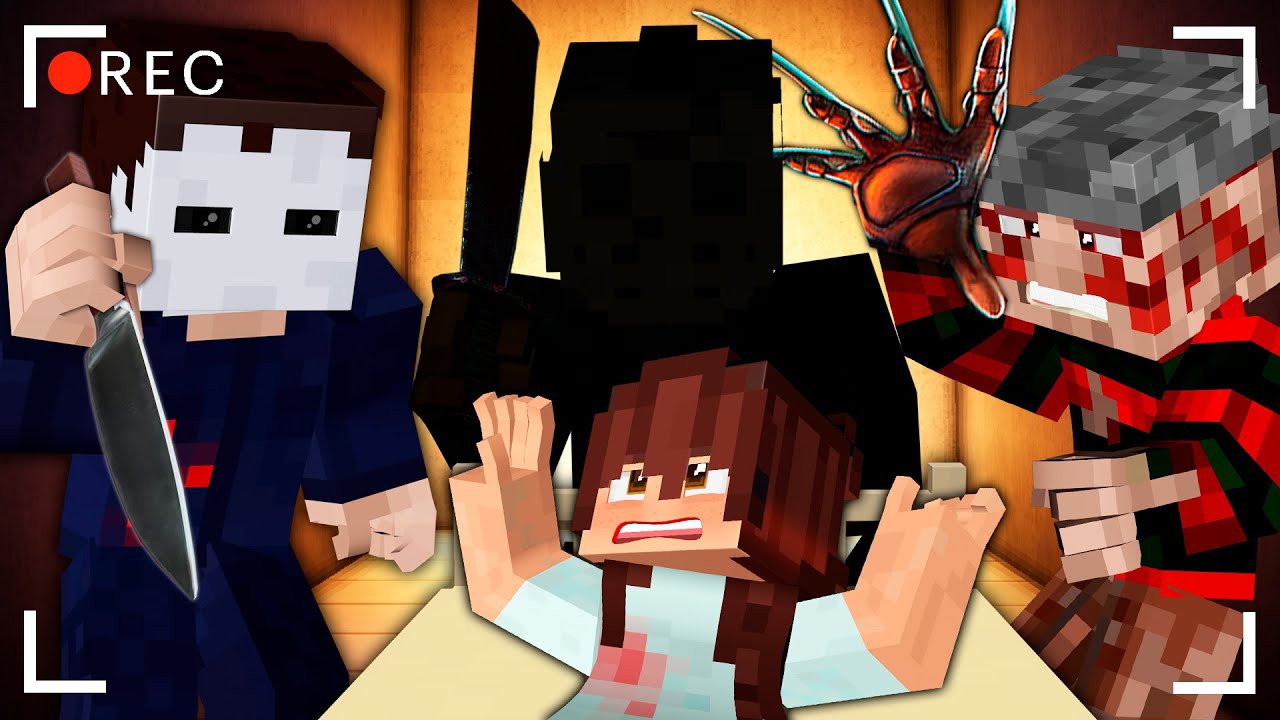 ФРЕДДИ КРЮГЕР, МАЙКЛ МАЙЕРС...КТО СЛЕДУЮЩИЙ Тетрадь Смерти [Часть 3] - Страшилки Майнкрафт