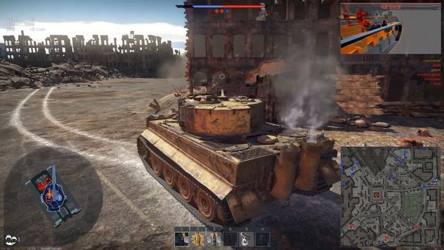 [War Thunder]Tiger I gameplay ep16(RB) смотреть онлайн