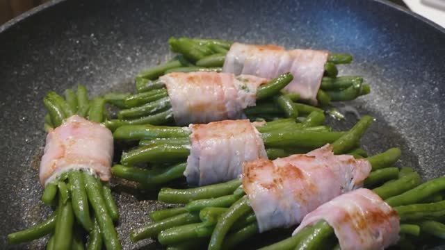 Фасоль в беконе – идеальная закуска и гарнир 🥓✨ смотреть онлайн