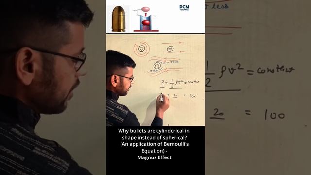 #magnuseffect - An application of #bernoulli .Why bullet is cylinderical instead of Spherical? смотреть онлайн