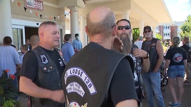 Veteran gets surprise birthday celebration from Asbury Park Wall Motorcycle Committee смотреть онлайн