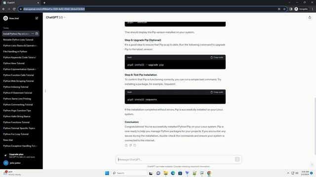 install python pip on linux смотреть онлайн