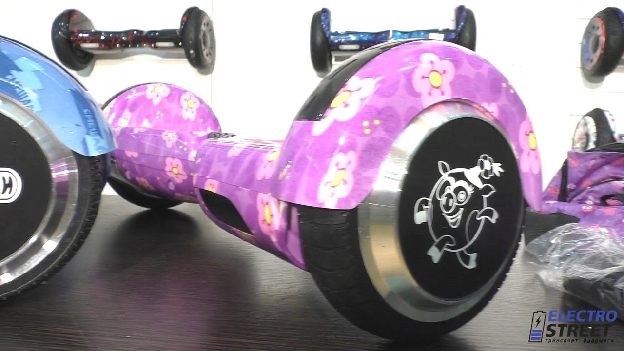 Гироскутер Skyboard Смешарики для детей: распаковка и обзор смотреть онлайн