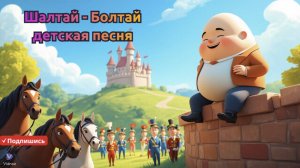 "Шалтай Болтай 🌟 | Веселая Детская Песенка 🎶 (на английском языке) | Радостное Обучение 📚😊