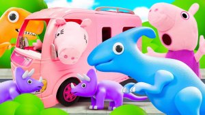 Джордж и удивительный сон в парке аттракционов! Детские игрушки Свинка Пеппа