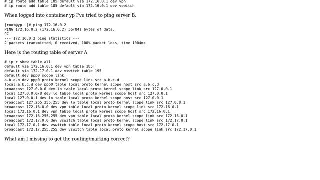 Unix & Linux: Mutiple default routes смотреть онлайн