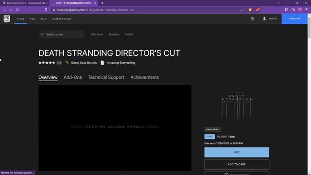 11th Epic Christmas Mystery Game Revealed 2022 | DEATH STRANDING DIRECTOR'S CUT смотреть онлайн