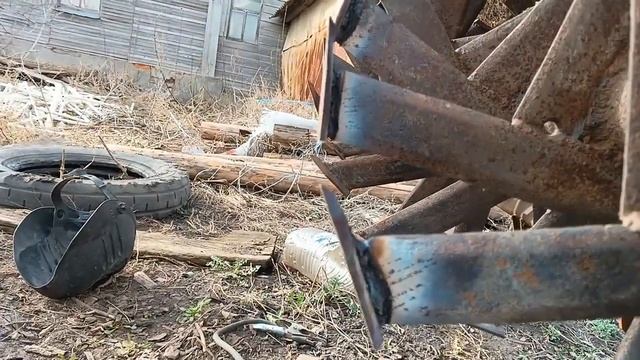 Часть 15 фреза для трактора из моста. Уменьшил угол. смотреть онлайн