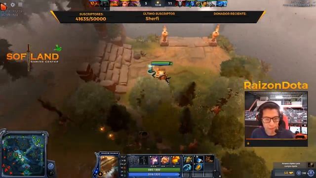 Sube tu medalla con Support: Gameplay en Divine #1 - Raizon Dota смотреть онлайн