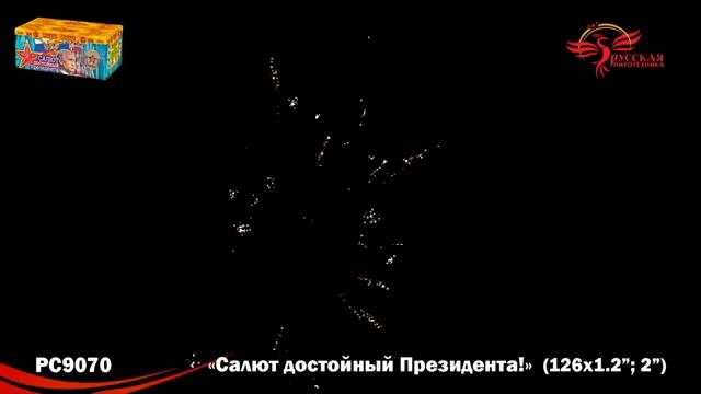 РС9070 Салют,достойный президента! (1,2" х 90 ; 2" х 36) 1/1 смотреть онлайн