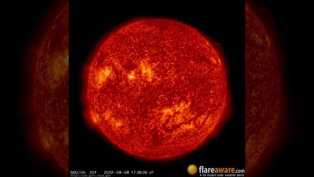 8 Sep - 9 Sep: 24 Hour Solar Activity (Earth Facing; Solar Storm, Sunspot, Solar Flare, CME)