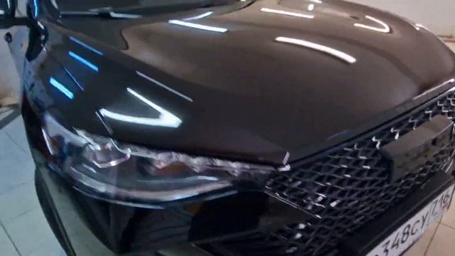 Haval F7 - забронировали полиуретановой плёнкой кузов, тонировка, выполнили антихром смотреть онлайн