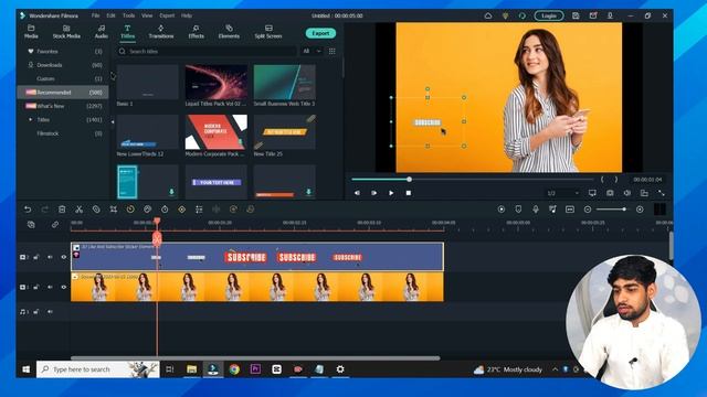 How to Add Elements in filmora 11 | Filmora 11 Complete Video Editing Tutorial For Beginners смотреть онлайн