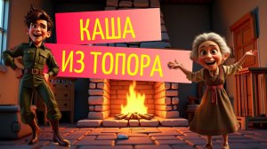 Каша из топора – Детская песня: музыкальный мультик по русской народной сказке