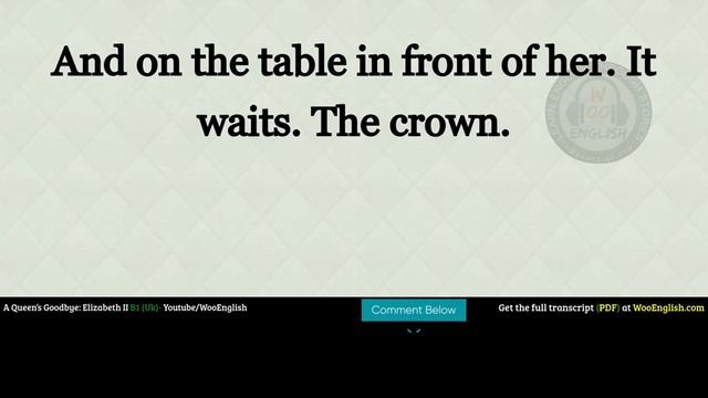 a queen goodbye Elizabeth 2 B1 смотреть онлайн