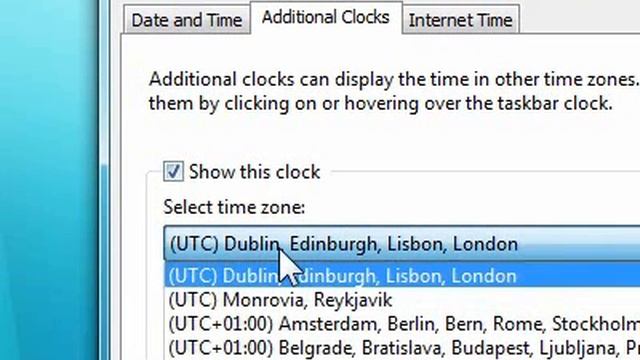 How to display an additional clock in Windows 7 смотреть онлайн