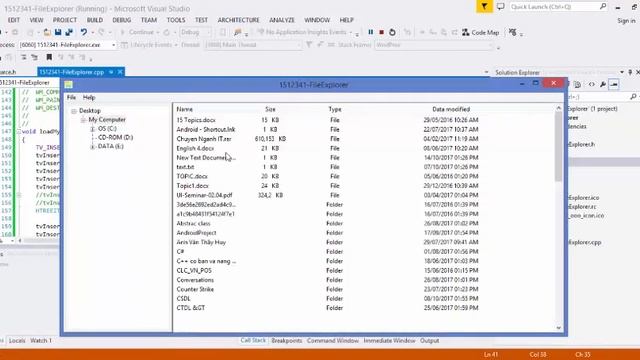 Demo Simple Windows Explorer C++ win32 API using Treeview, Listview смотреть онлайн