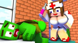 Майки против Джея, Сестра потерялась в клинике - Грустная история Майнкрафт мультфильм Minecraft