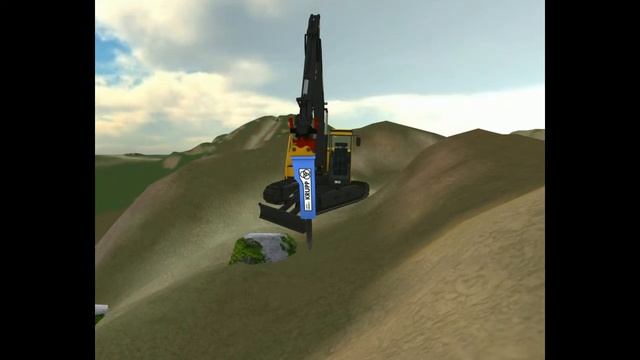 Volvo EC140C Indexator ROTOTILT Krupp HM350 смотреть онлайн