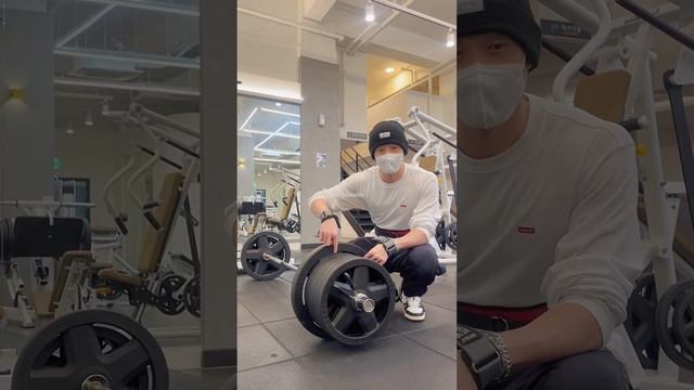 Bangchan's Weightlifting Videos 1March2024 #straykids #bangchanstraykids #skz #channie