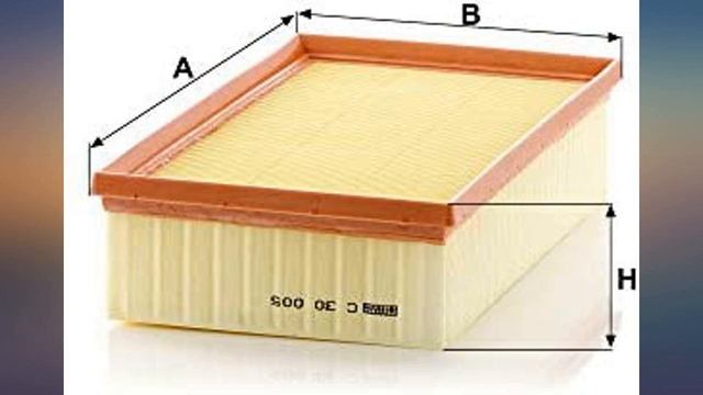 Mann Filter C 30 005 air filter review смотреть онлайн