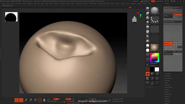 Sculpting no zbrush #zbrush #maxon смотреть онлайн