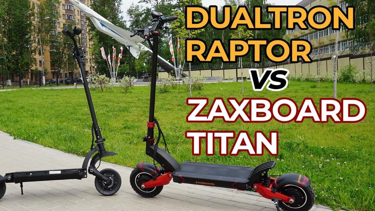 NEW! Сравнение электросамокатов Dualtron Raptor VS Zaxboard Titan смотреть онлайн
