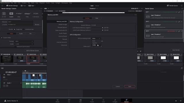 Davinci Resolve 16 - Mythbuster Folge - CUDA bringt mehr Performance beim Rendern von Videos ?!? |4 смотреть онлайн