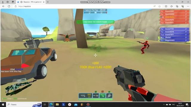Repuls.io EPIC BATTLE GAMEPLAY With VEHICLES! новый шутер Репульс ио! #RwncChallenge