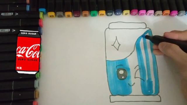 Drawing for children coca cola | Как можно нарисовать кола. смотреть онлайн