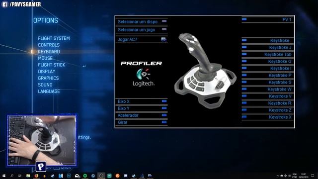 Ace Combat 7 - Tutorial de como configurar o joystick Extreme 3D Pro da Logitech - Pavys (PT-BR) смотреть онлайн
