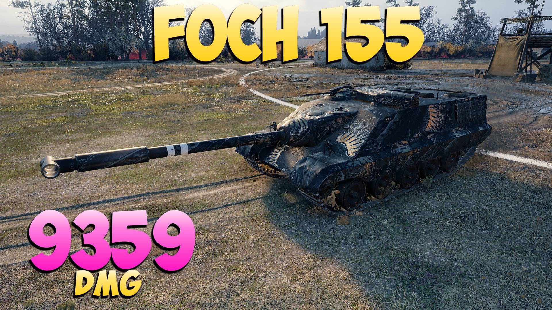 Foch 155 - 6 Фрагов 9.3K Урона - Редкий! - Мир Танков