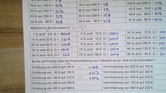 Prozente einer Preiserhöhung bzw Preisverminderung смотреть онлайн
