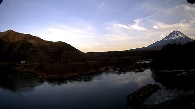 Mount Fuji & Lake Shojiko January 07, 2018  S70W