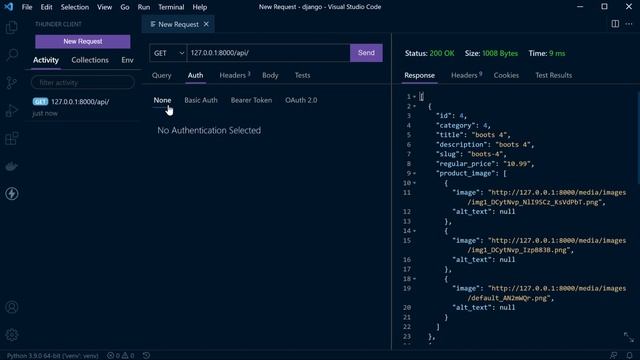 Postman API Test Alternative - Thunder Client смотреть онлайн