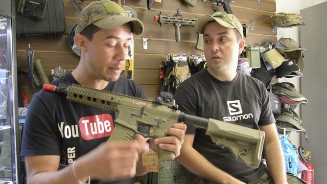 Ares AMOEBA AM-008 M4 CQBR - AEG Para Airsoft