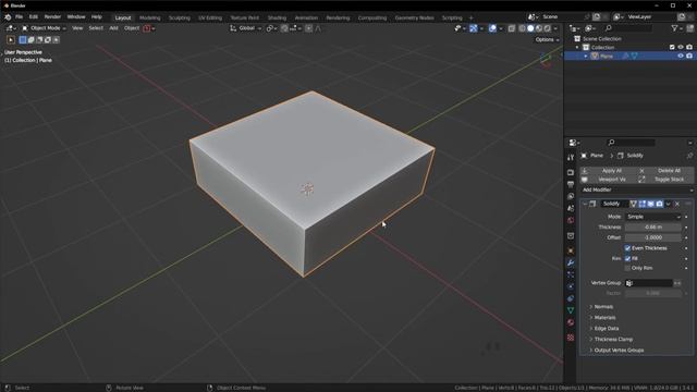 HSAcC 10 01 - Solidify Modifier Overview-1 смотреть онлайн