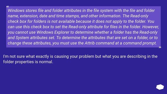 Windows 7 - Cannot remove read-only attribute смотреть онлайн