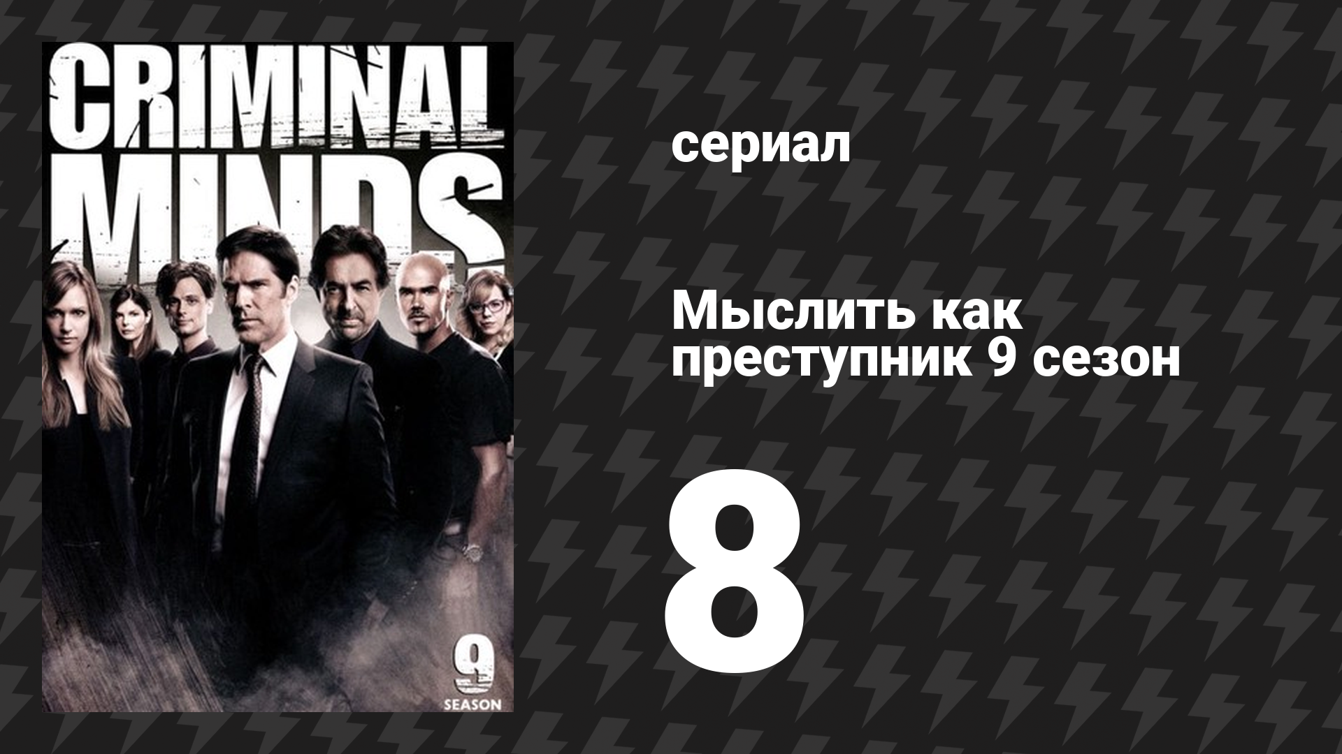 Мыслить как преступник 9 сезон 8 серия «Возвращение» (сериал, 2005-2020)