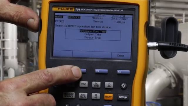 How To Calibrate A Rosemount 3051 HART Smart Pressure Trabsmitter With The Fluke 754