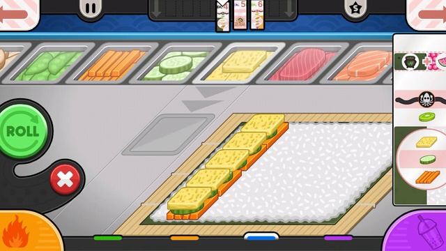 Papa's Sushiria To Go Day 70: Sarge Fan, Taro Tea And Steak & Eggs