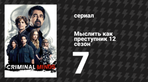 Мыслить как преступник 12 сезон 7 серия «Зеркальное отражение» (сериал, 2005-2020)