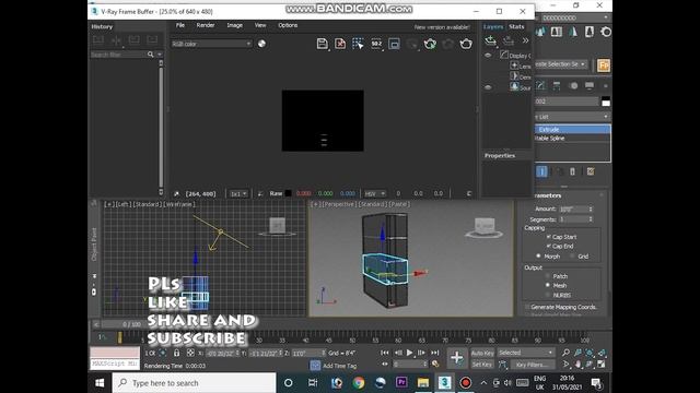 Building Elevation, AUTOCAD TO 3DS MAX PART 1 , pls like share and subscribe my channel. смотреть онлайн