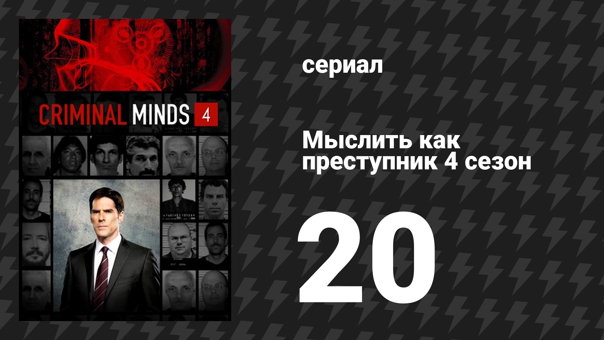 Мыслить как преступник 4 сезон 20 серия «Противоречия» (сериал, 2005-2020)