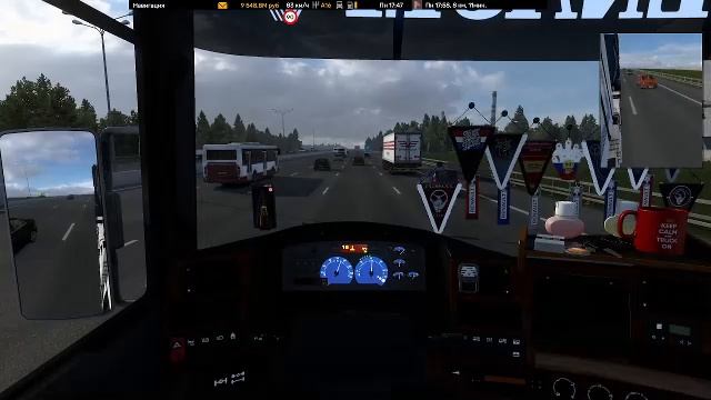 #ETS2/КОНВОЙ-ДАЛЬНОБОЙ смотреть онлайн