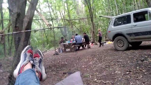 УАЗик Нива в лесу Жаш-лаьттина коьрта #95 Автуры Грозный Чечня Шали по бездорожью смотреть онлайн