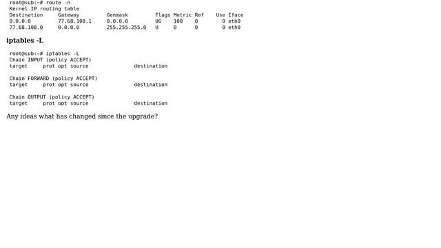 Unix & Linux: Cannot reach outside network or IP after upgrading to Ubuntu 12.04 смотреть онлайн
